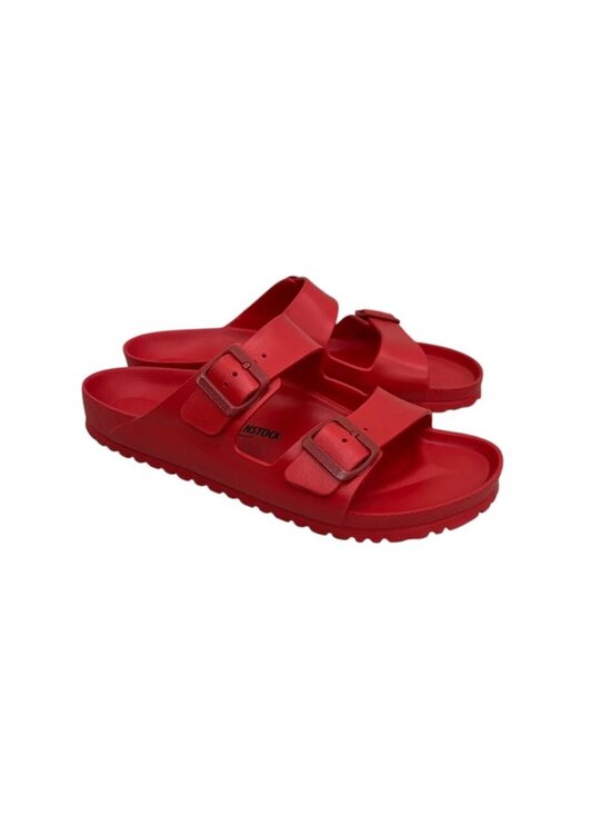Birkenstock Other - Birkenstock Arizona Eva Red Rubber Buckle Slide Sandals Shoes Mens size 44 US 11